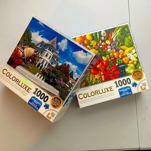 1000 Piece Colorluxe Puzzle Bundle 2